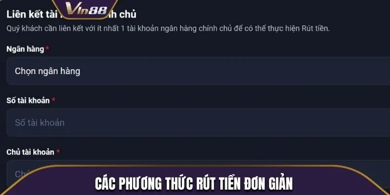 Rút tiền thắng cược nhanh chóng qua thẻ ngân hàng Rút tiền thắng cược nhanh chóng qua thẻ ngân hàng